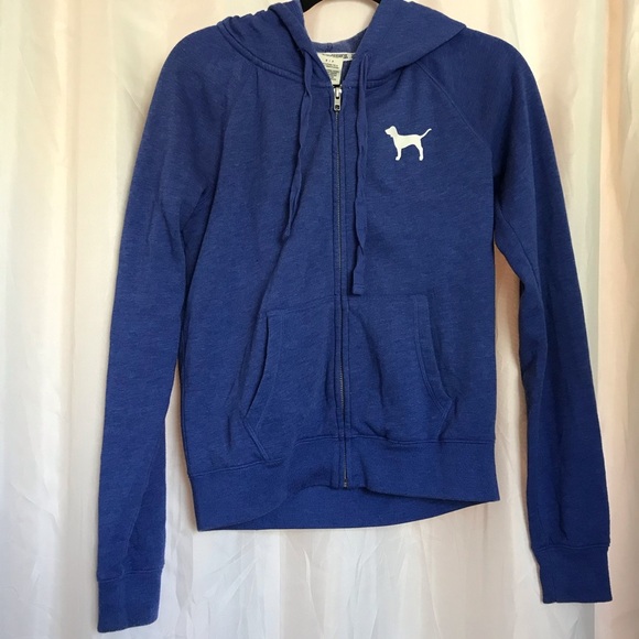 Blue PINK zip up sweatshirt 💙 - Picture 1 of 4